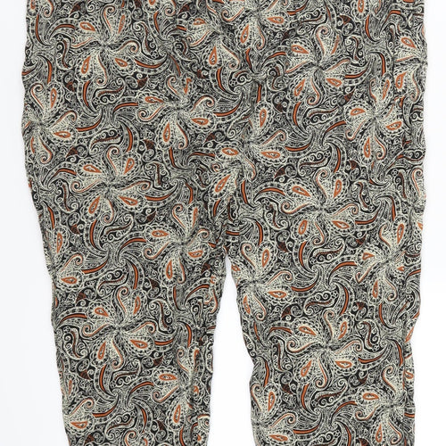 Preworn Womens Brown Paisley  Trousers  Size 27 in L27 in