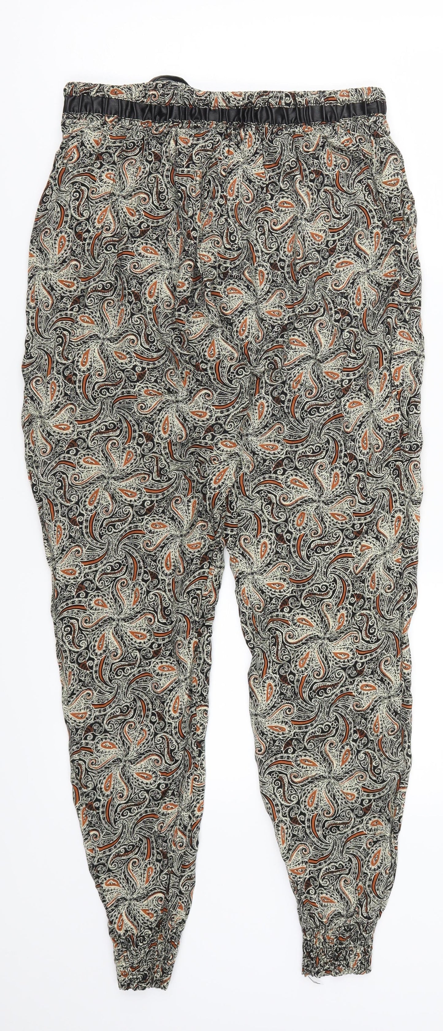 Preworn Womens Brown Paisley  Trousers  Size 27 in L27 in