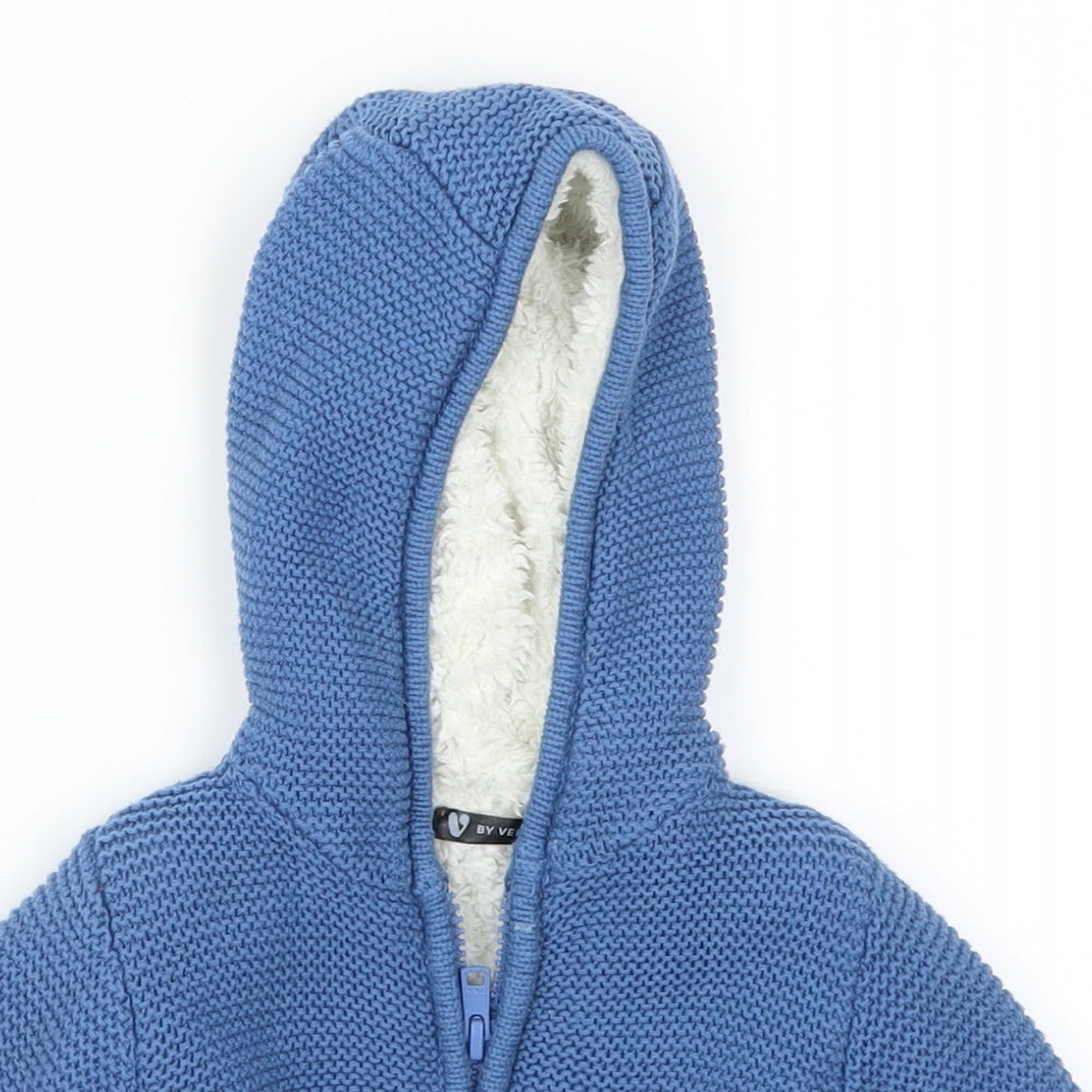 Very Boys Blue   Cardigan Jumper Size 0-3 Months