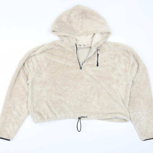 Topshop Womens Beige   Pullover Hoodie Size 12