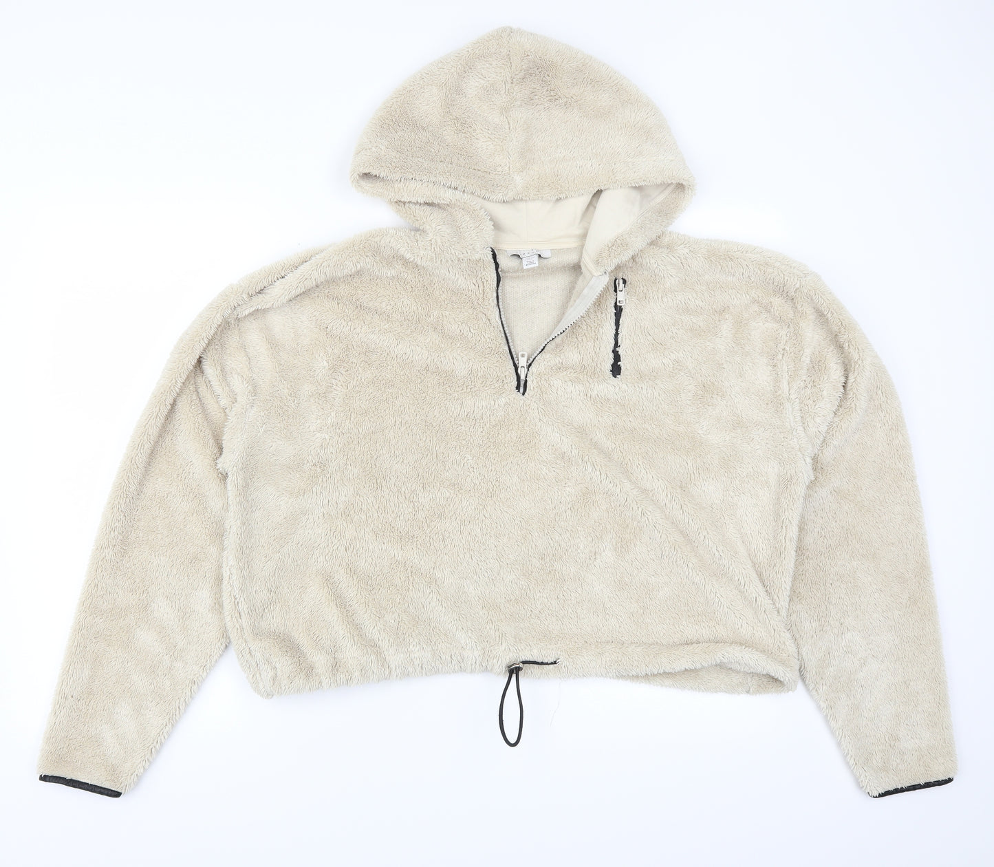Topshop Womens Beige   Pullover Hoodie Size 12