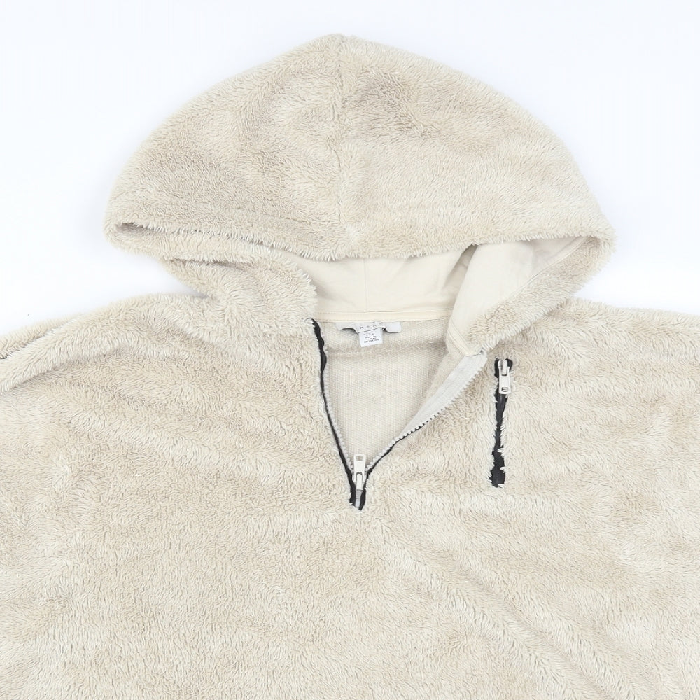 Topshop Womens Beige   Pullover Hoodie Size 12