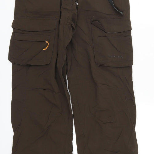 Trespass Mens Brown   Cargo Trousers Size M L30 in