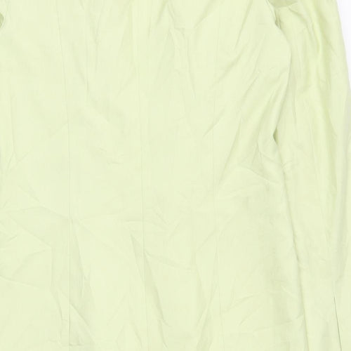 Belinda Ching Womens Green   Overcoat Coat Size 14