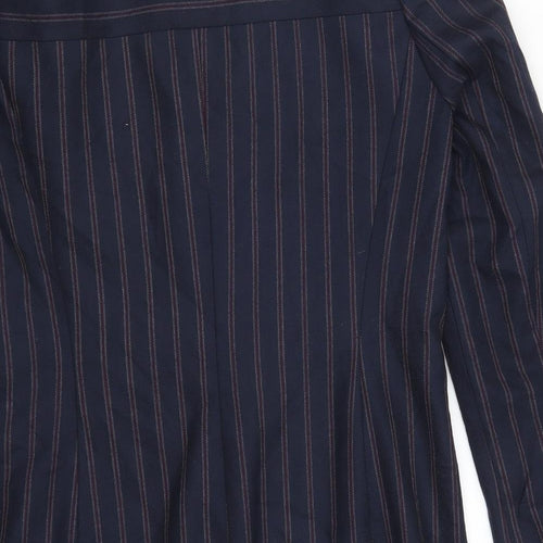 Koton Womens Blue Striped  Jacket  Size 6