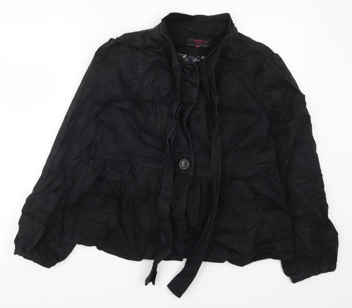 New Look Womens Black Jacket Size 14
