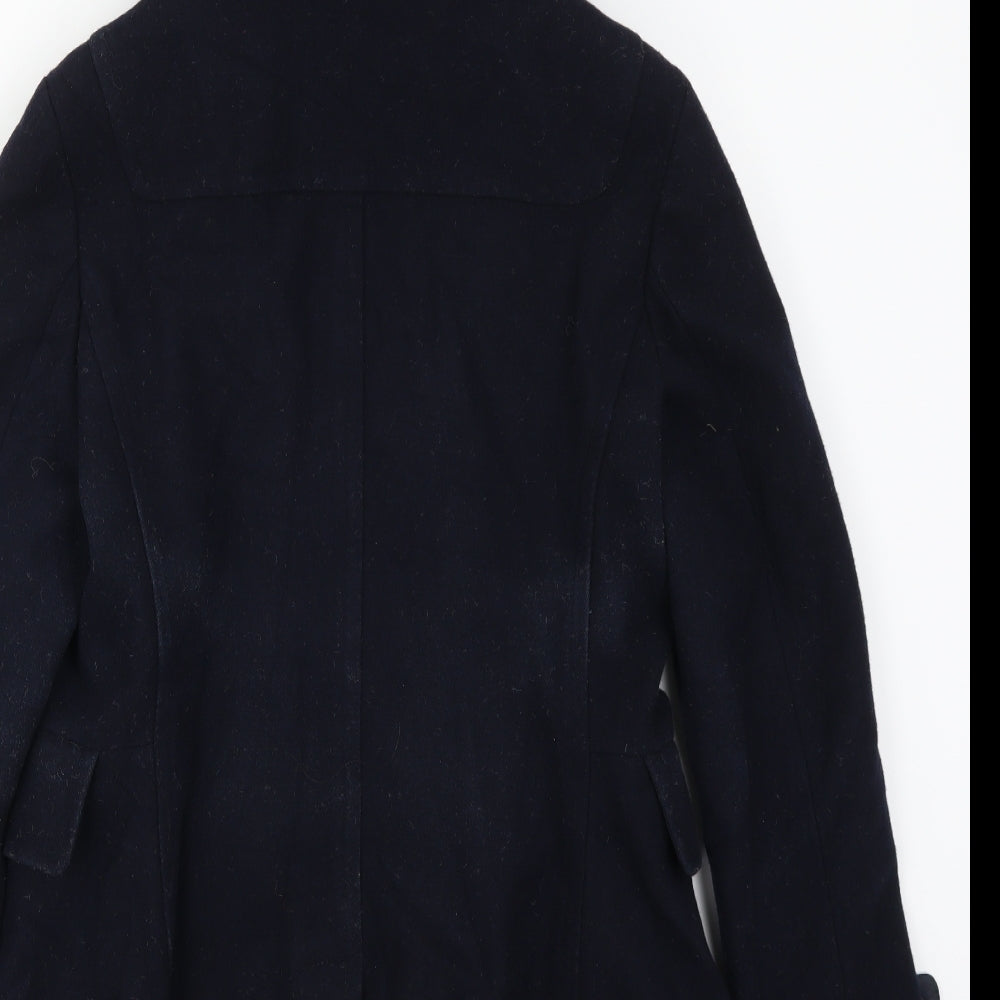 Therapy Womens Blue   Pea Coat Coat Size 10
