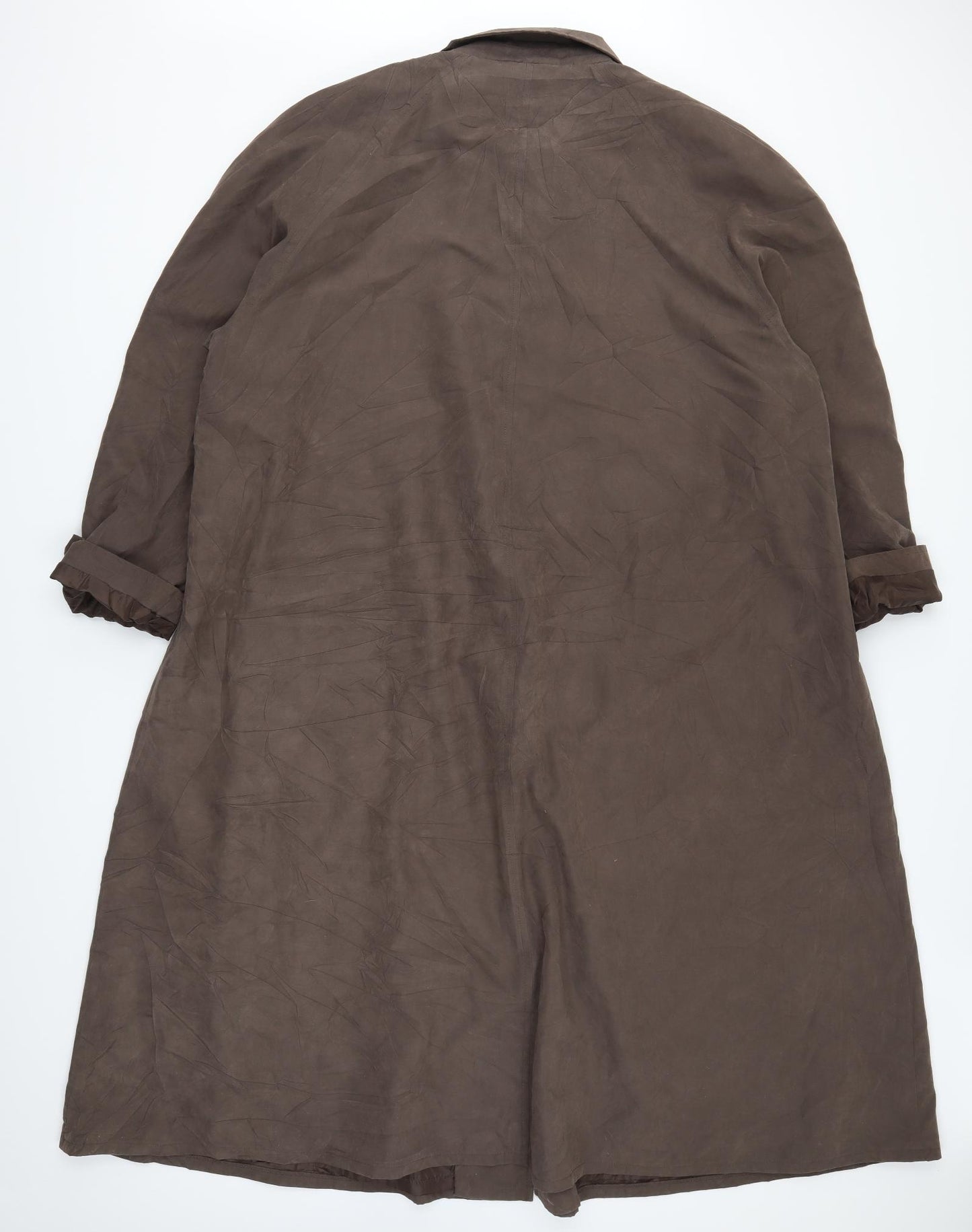Preworn Womens Brown   Overcoat Coat Size 26