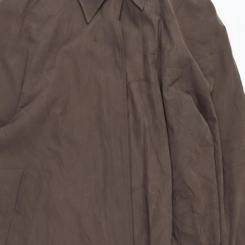 Preworn Womens Brown   Overcoat Coat Size 26