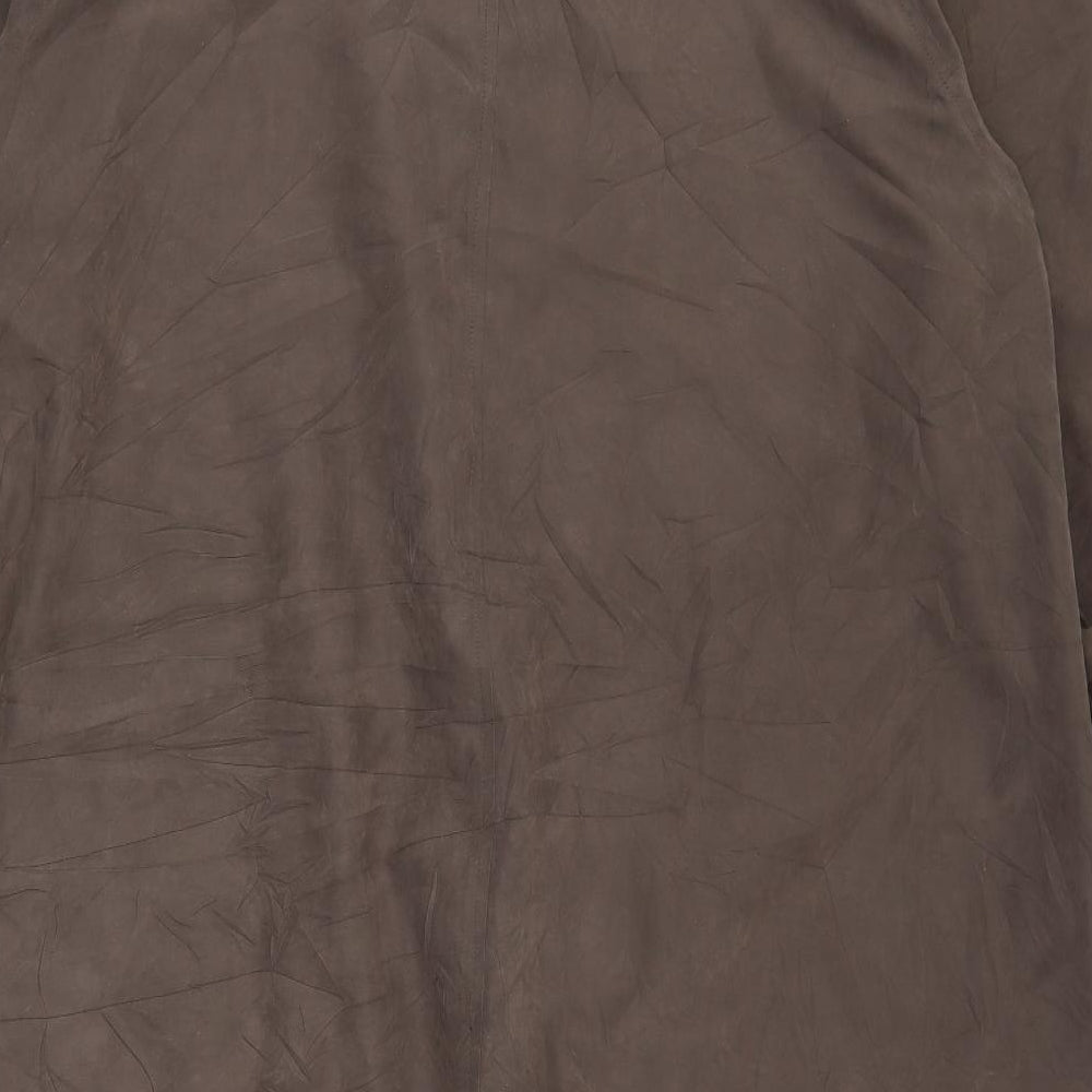 Preworn Womens Brown   Overcoat Coat Size 26