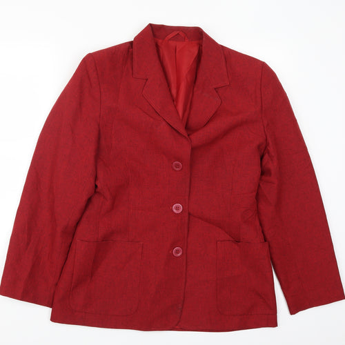 NEXT Womens Red   Jacket Suit Jacket Size 12