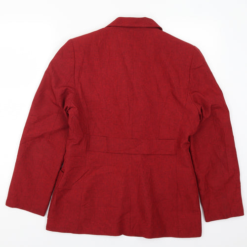 NEXT Womens Red   Jacket Suit Jacket Size 12