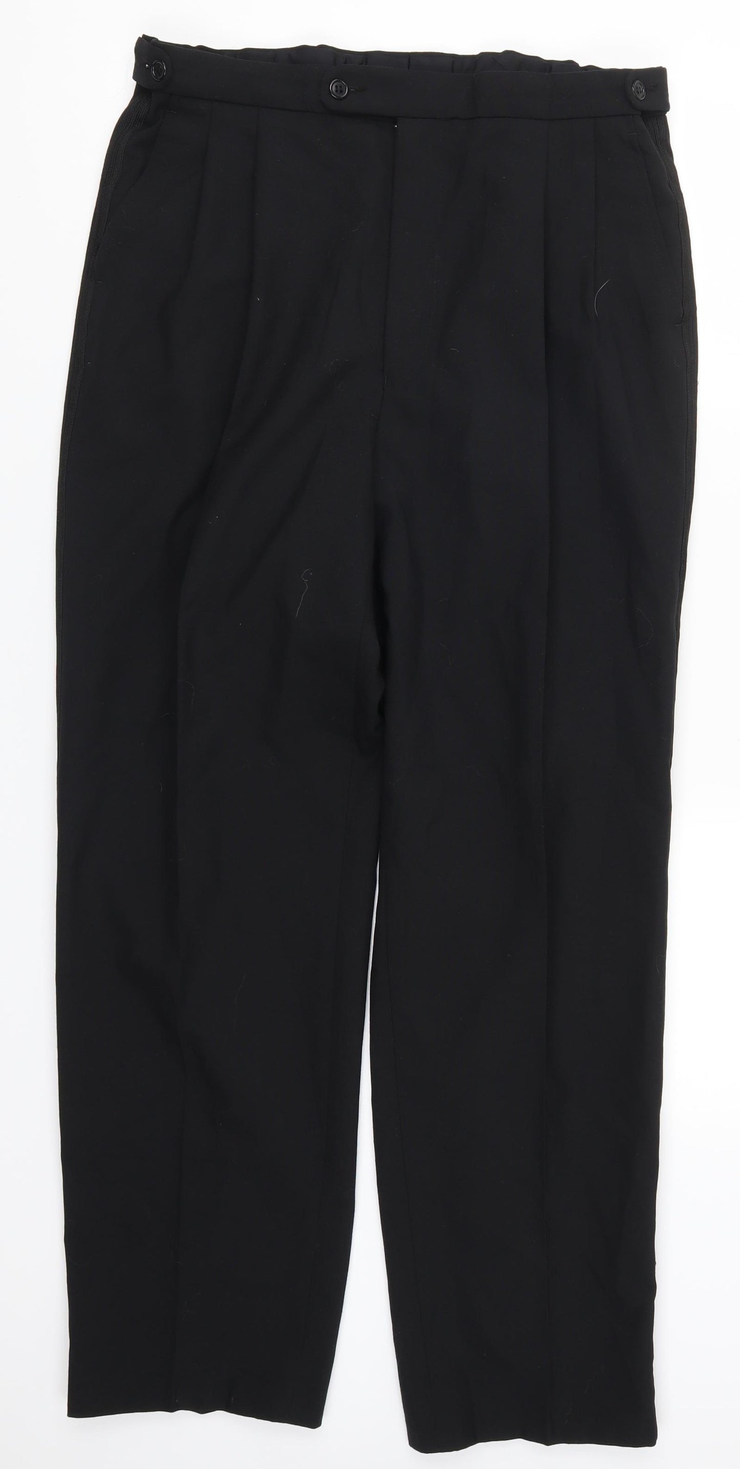 Preworn Mens Black   Trousers  Size 34 L30 in
