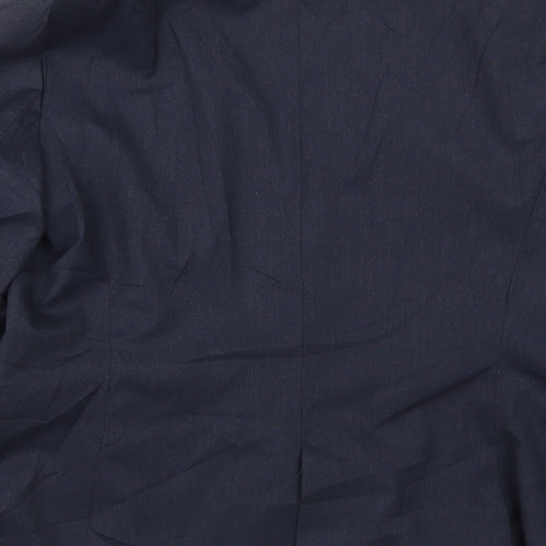 Zara Womens Blue   Jacket Suit Jacket Size 14