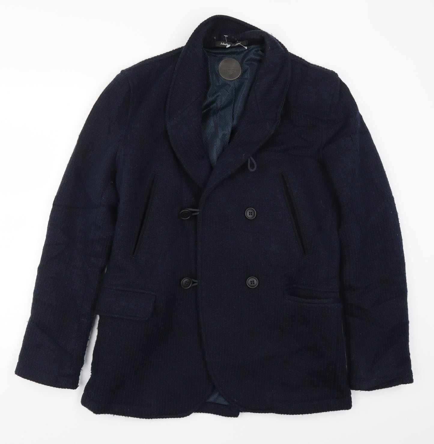 Common People Mens Blue   Jacket Coatigan Size M