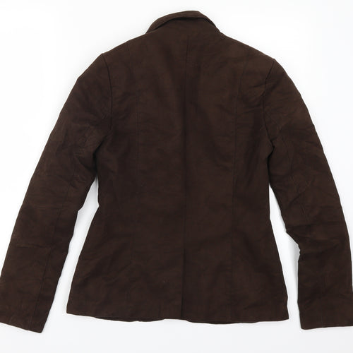 Topshop Womens Brown   Jacket Suit Jacket Size 8