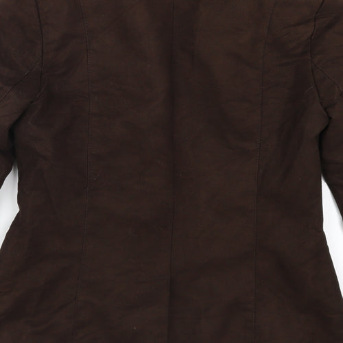 Topshop Womens Brown   Jacket Suit Jacket Size 8