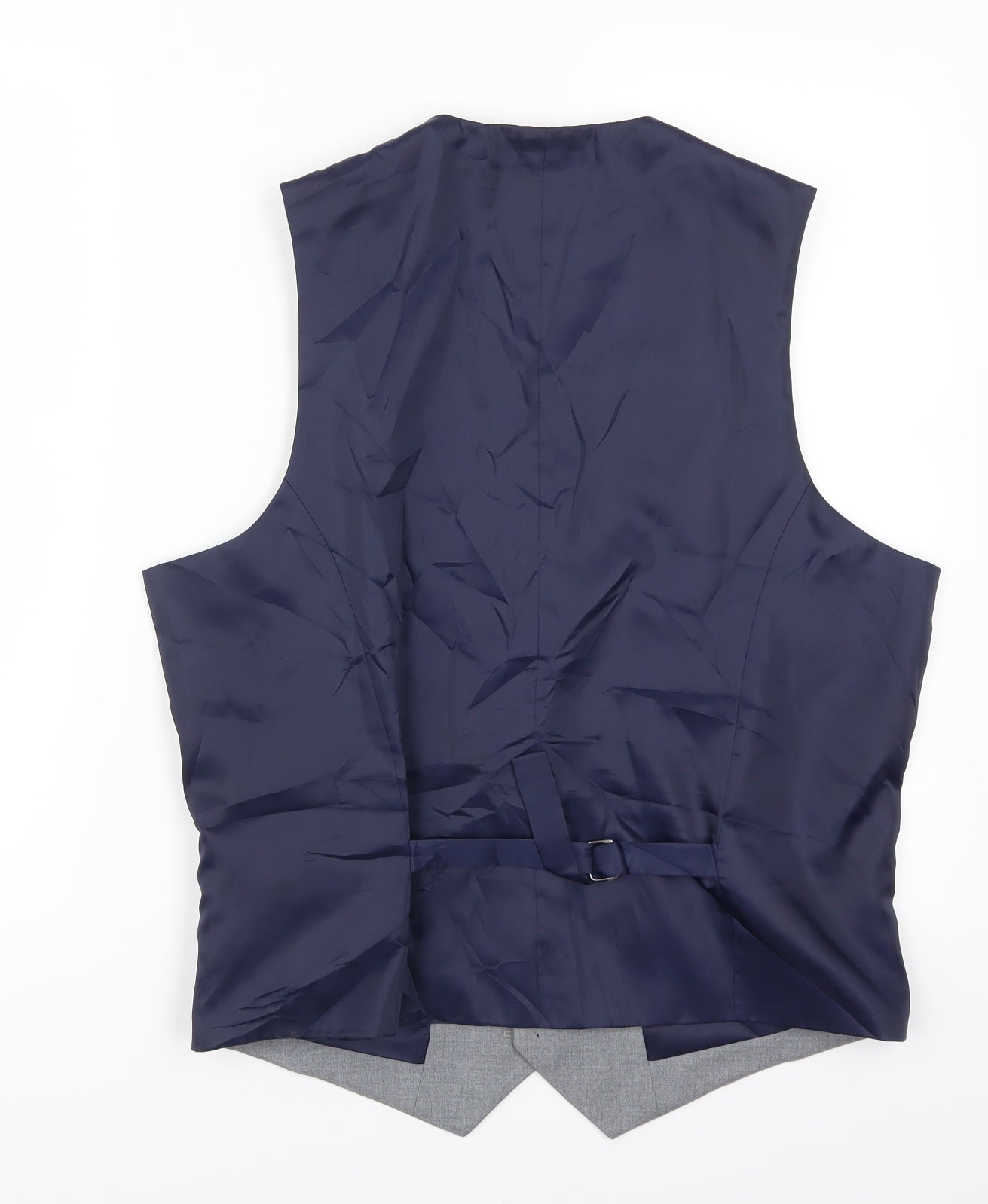 ASOS Mens Grey   Jacket Waistcoat Size L  - Blue