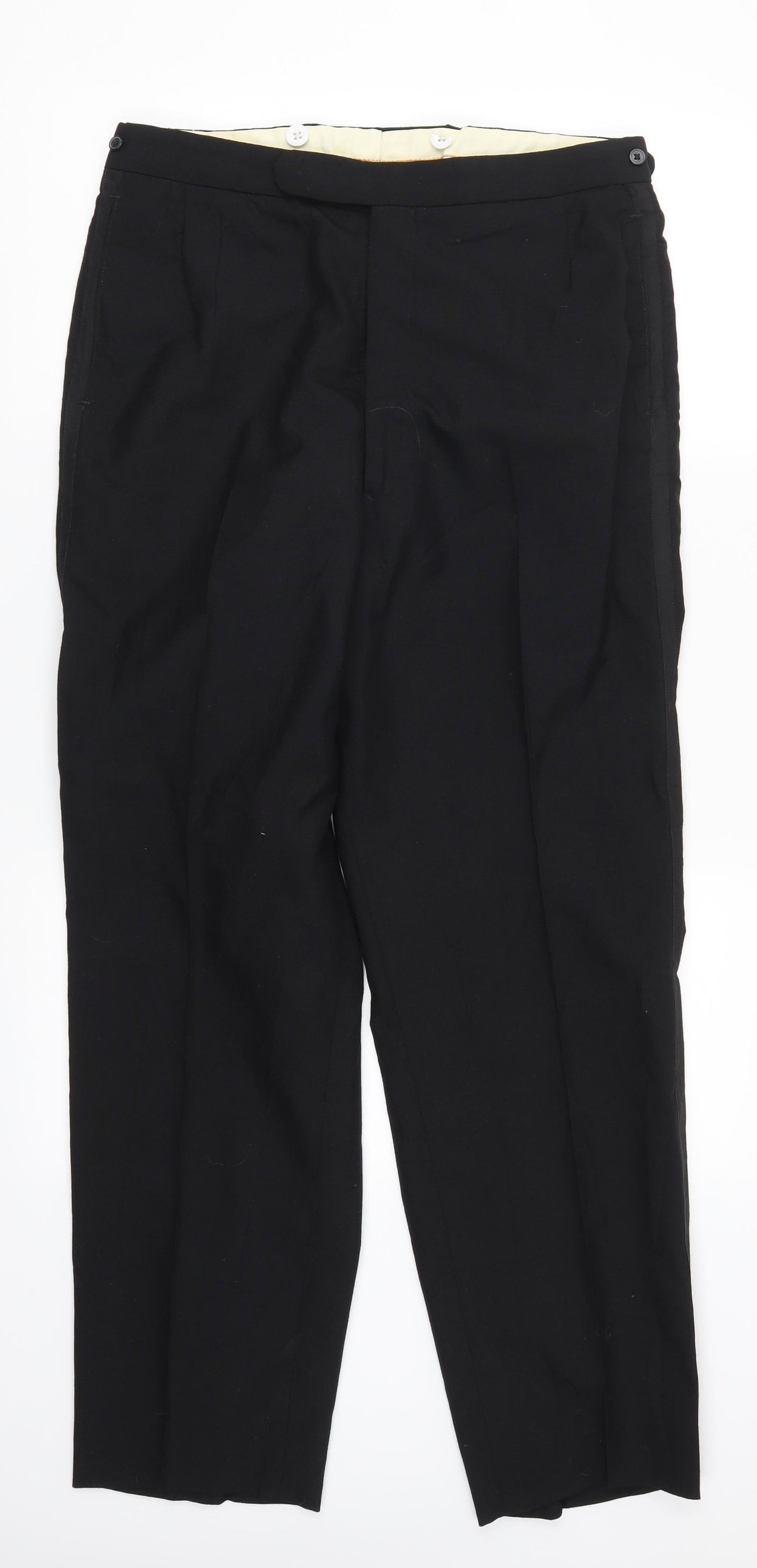 Preworn Mens Black   Trousers  Size 32 L29 in