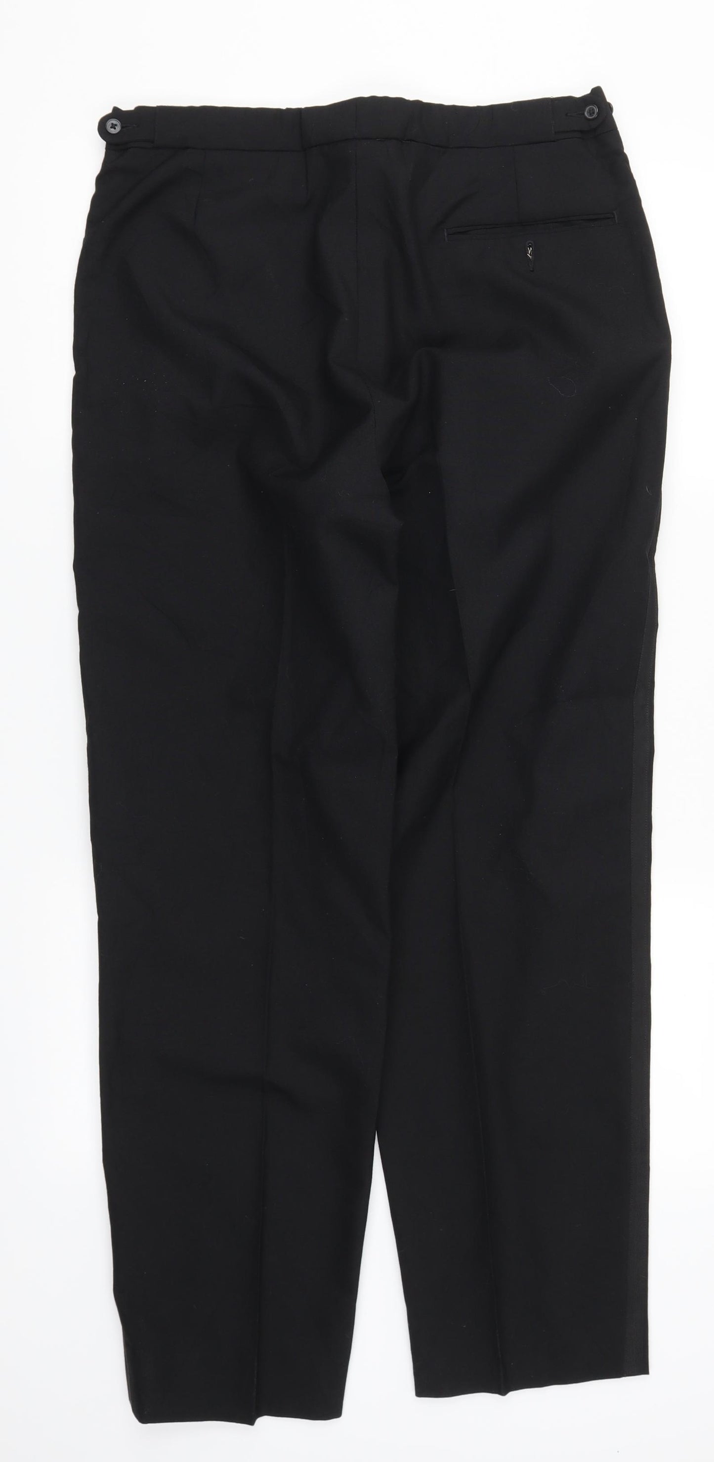 Preworn Mens Black   Trousers  Size 32 L29 in