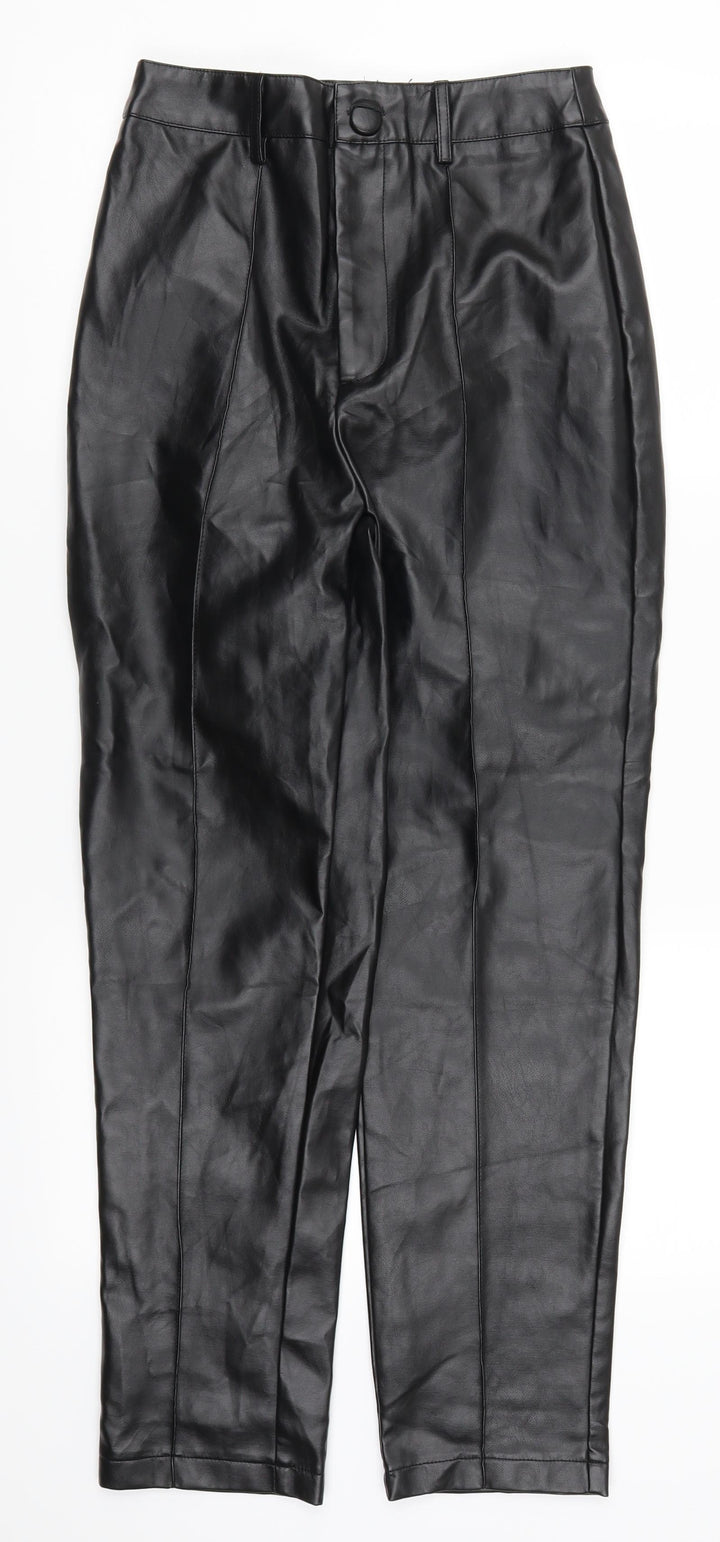 Missguided Womens Black Trousers Size 6 L26 in