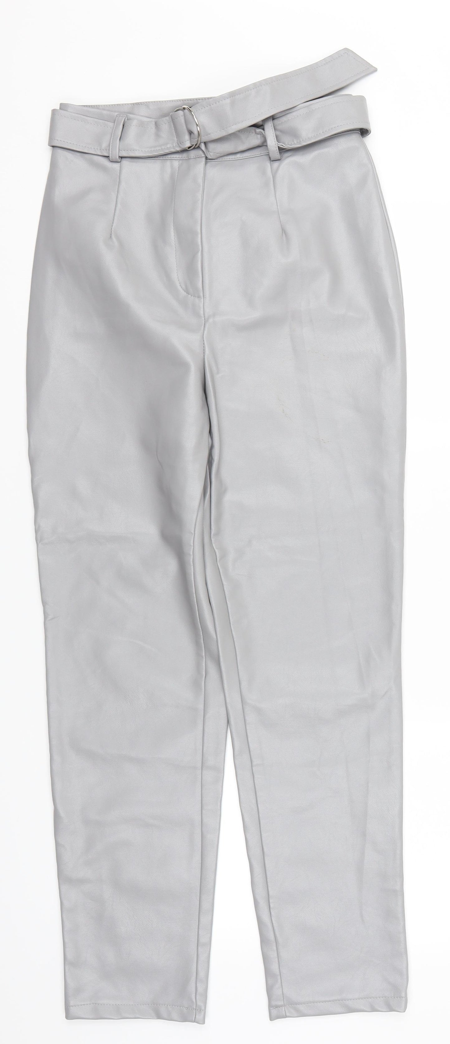 Missguided Womens Grey   Trousers  Size 6 L27 in