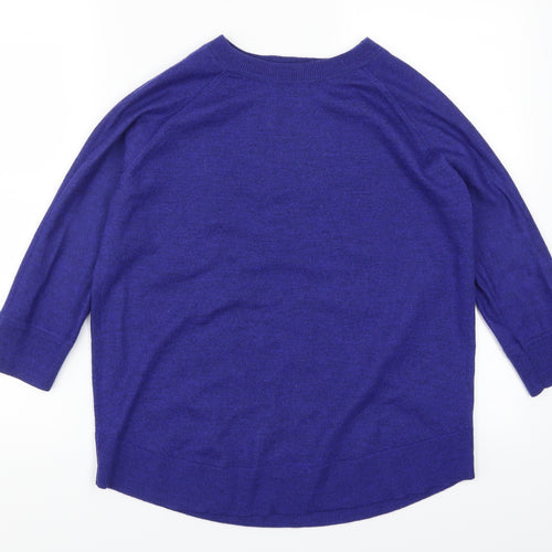 Fenn Wright Manson Womens Blue   Pullover Jumper Size 16