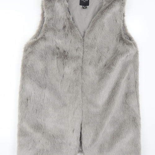New Look Womens Grey   Gilet Jacket Size 12