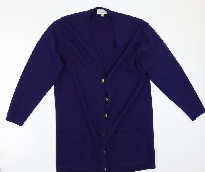 Emreco Womens Blue   Cardigan Jumper Size 36