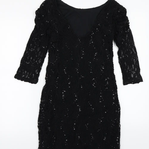 Evie Womens Black   A-Line  Size 10