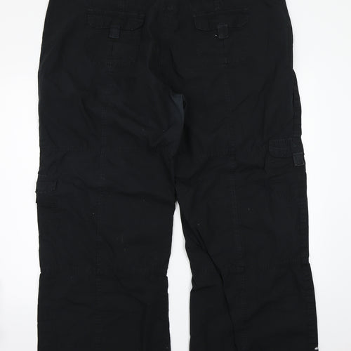 George Womens Black   Cargo Trousers Size 24 L29 in