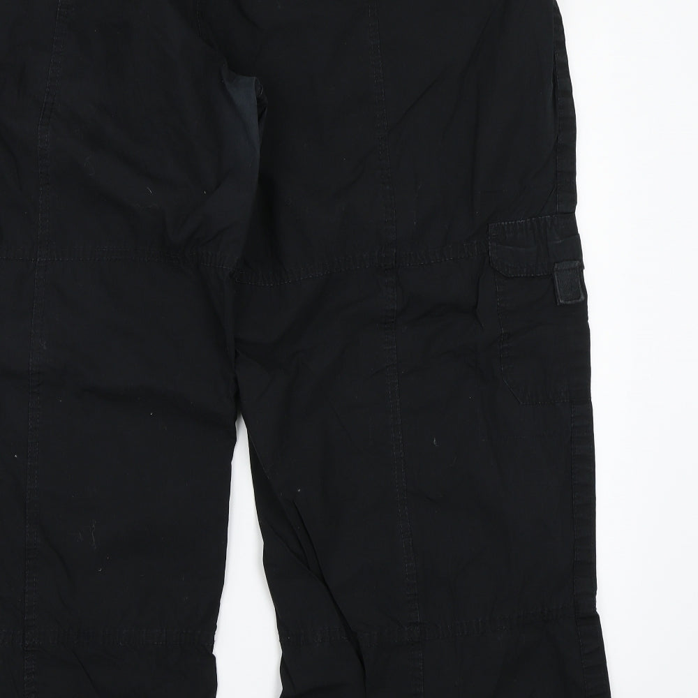 George Womens Black   Cargo Trousers Size 24 L29 in
