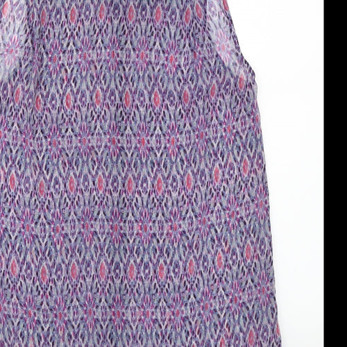 H&M Womens Purple   Basic Blouse Size 8