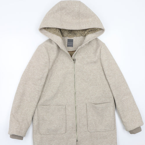 Primark Womens Beige   Jacket Coat Size 10