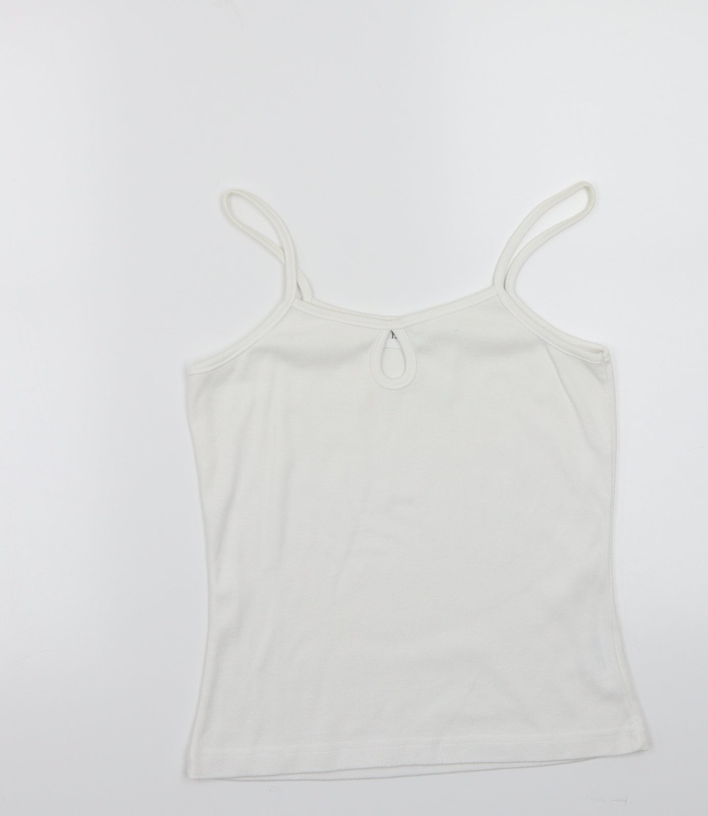 fabrizio Womens White   Basic T-Shirt Size M