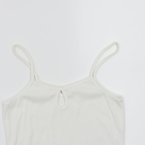 fabrizio Womens White   Basic T-Shirt Size M
