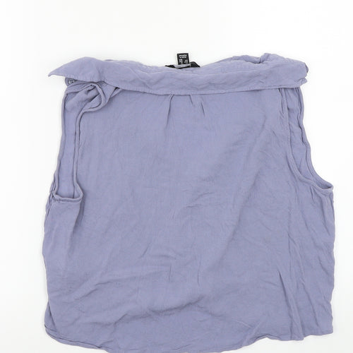 Newlook Womens Blue   Basic Button-Up Size 14
