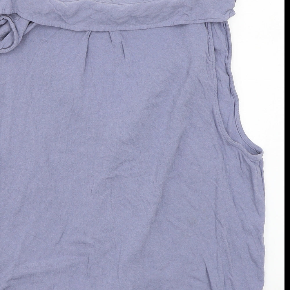 Newlook Womens Blue   Basic Button-Up Size 14