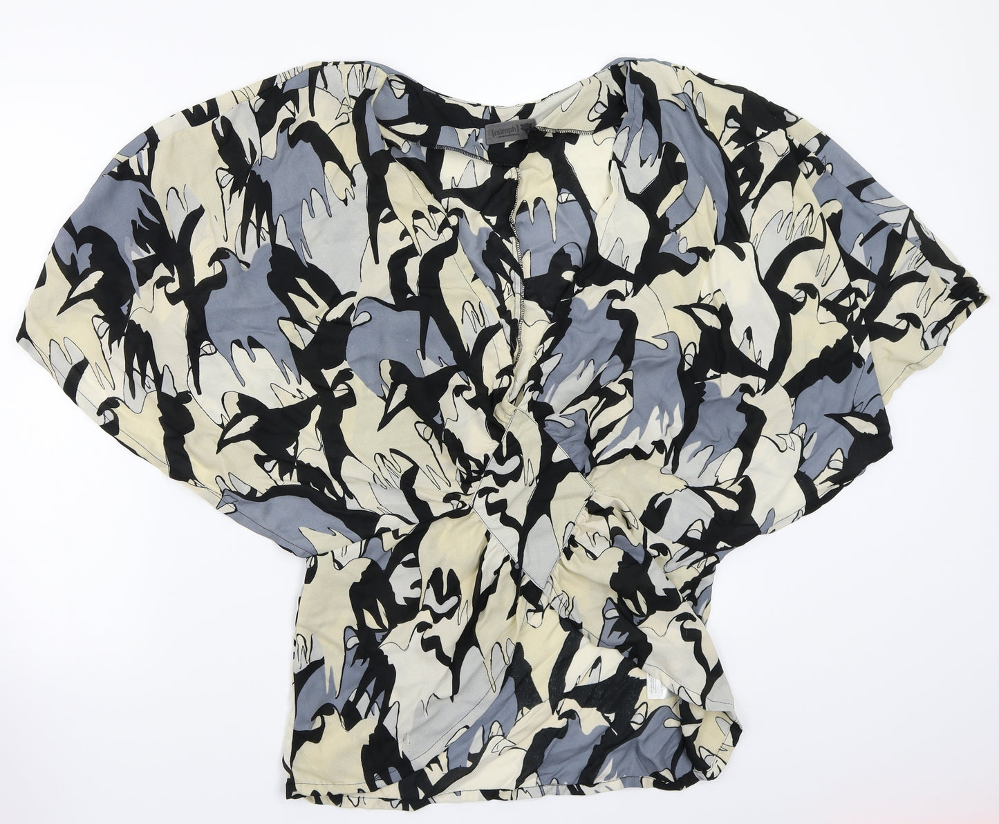 Numph Womens Grey   Basic Blouse Size 10