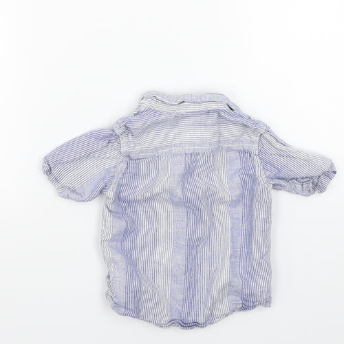 NEXT Boys Blue   Basic Button-Up Size 12-18 Months