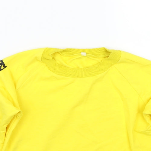 Preworn Girls Yellow  Rayon Pullover Jumper Size S