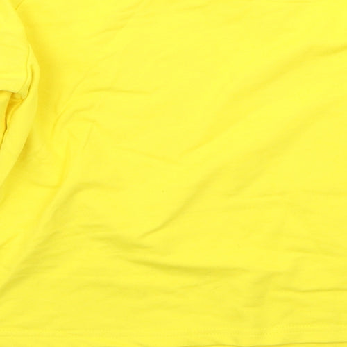 Preworn Girls Yellow  Rayon Pullover Jumper Size S
