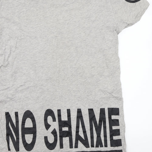H&M Womens Grey   Basic T-Shirt Size S