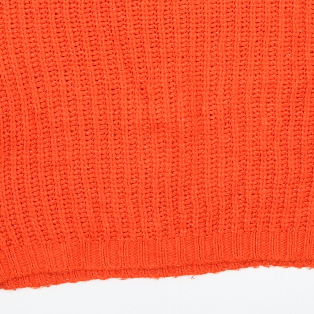 Primark Womens Orange   Pullover Jumper Size S