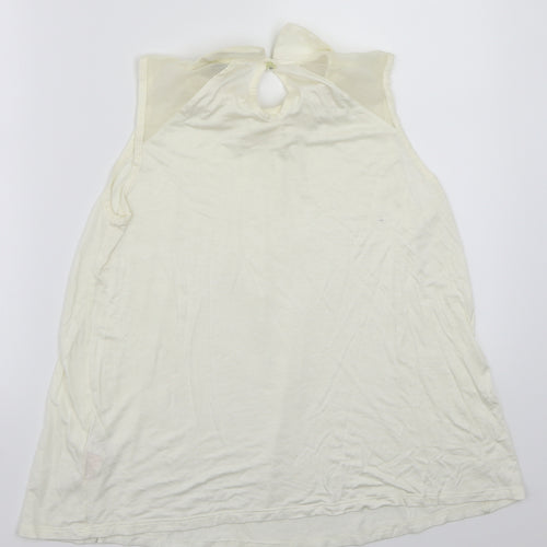 Primark Womens Ivory   Basic T-Shirt Size 8