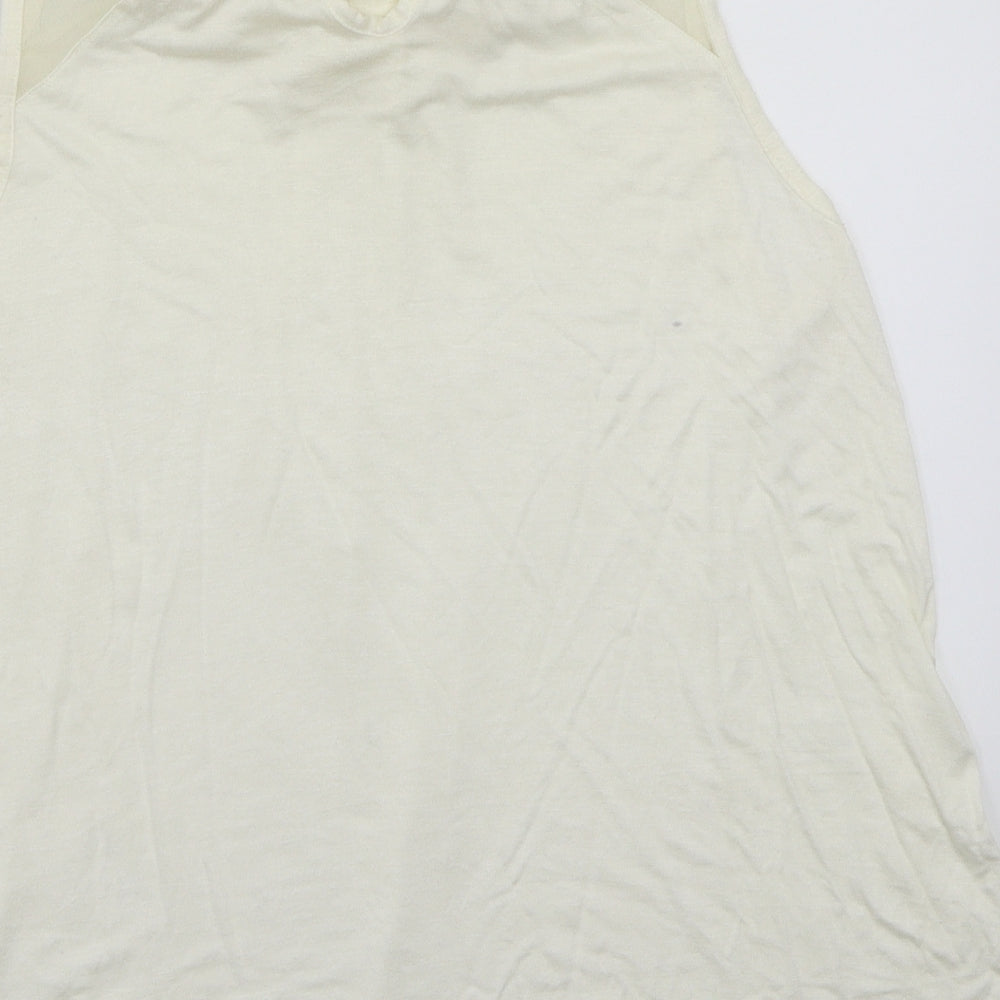Primark Womens Ivory   Basic T-Shirt Size 8