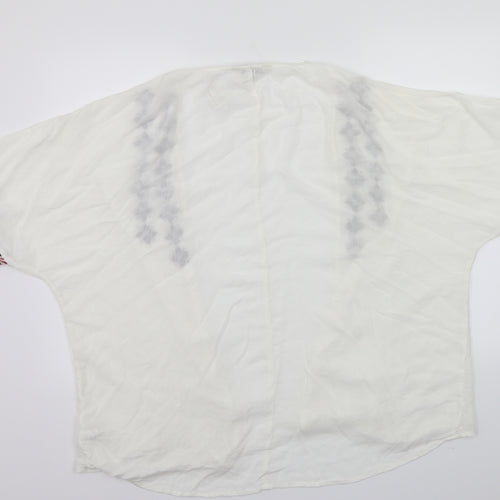 F&F Womens White   Cardigan Jumper Size 14