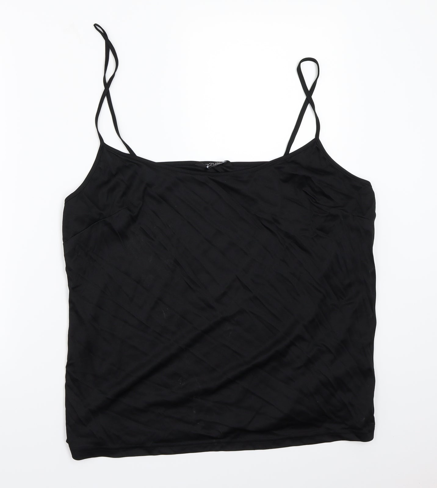Dorothy Perkins Womens Black   Basic Tank Size 22