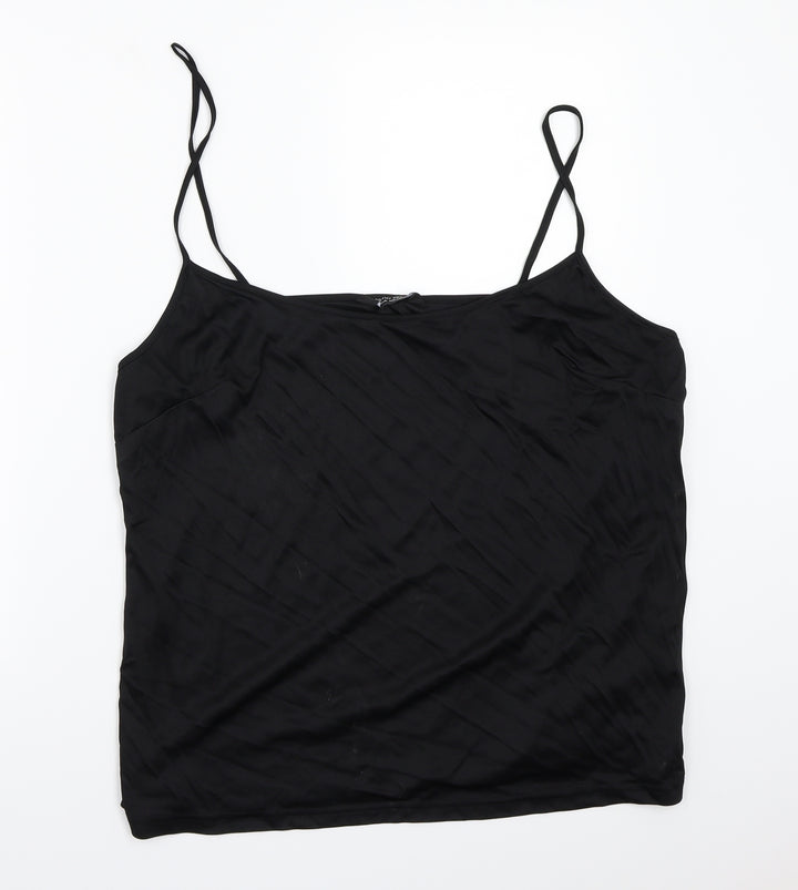 Dorothy Perkins Womens Black   Basic Tank Size 22