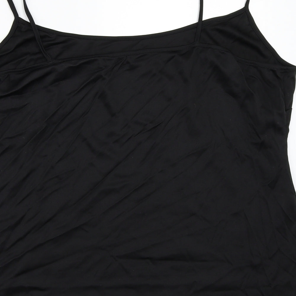 Dorothy Perkins Womens Black   Basic Tank Size 22